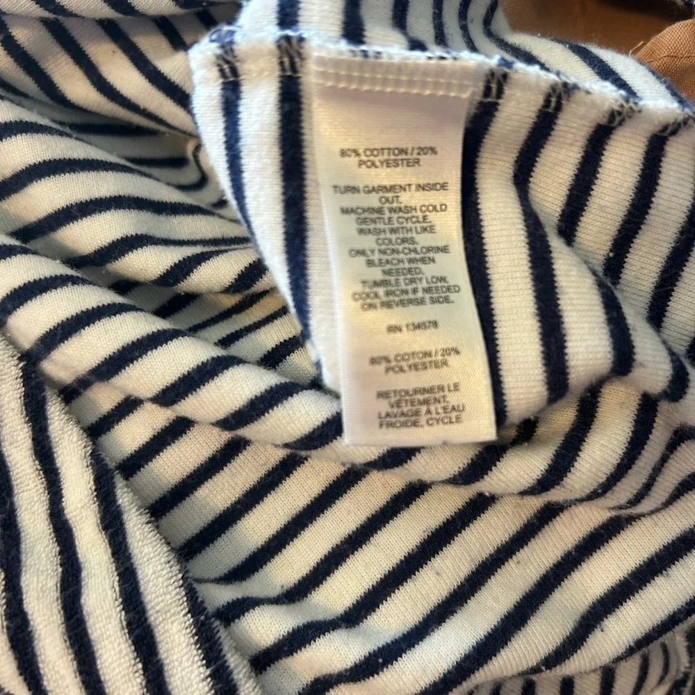 Vineyard Vines Striped Shep Shirt French Terry 1/4 Zip Pullover Women S - Picture 14 of 14